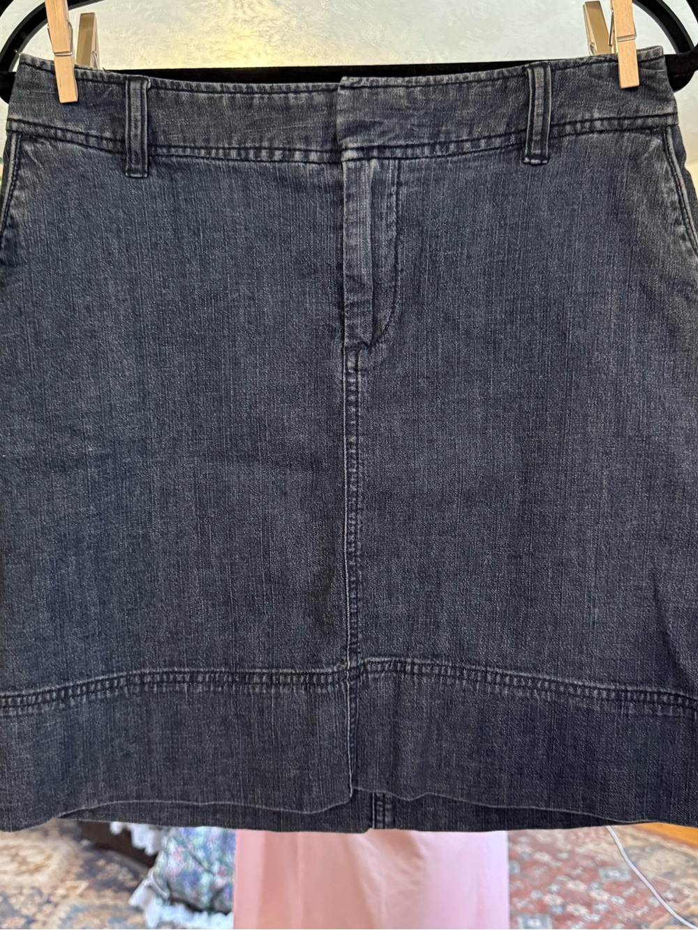 Merona dark wash denim pencil jean skirt